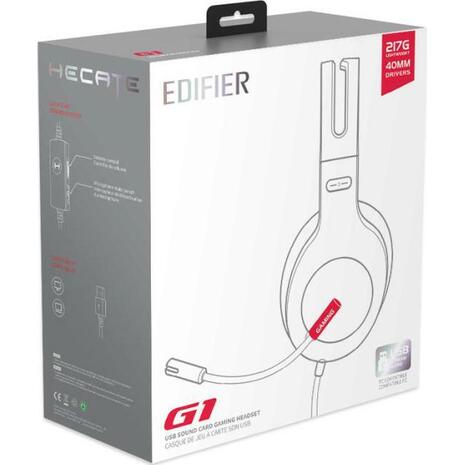 Ακουστικά Gaming Edifier G1 Headset (USB) Black